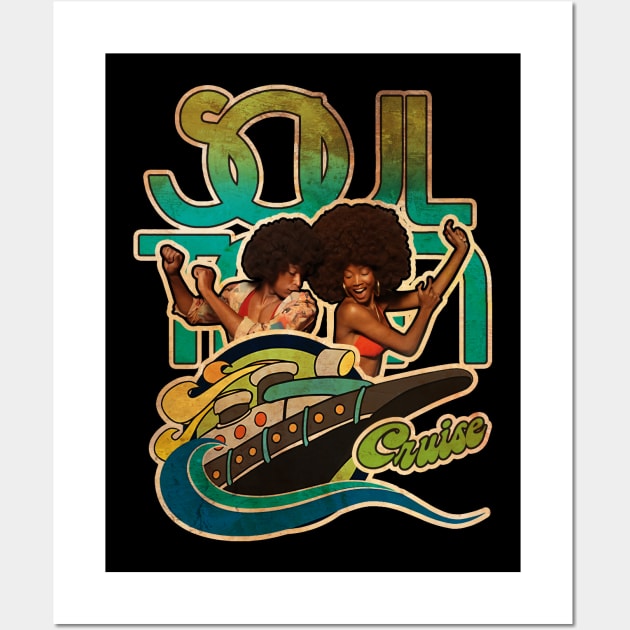 VINTAGE SOUL TRAIN CRUISE DANCE Wall Art by asmokian